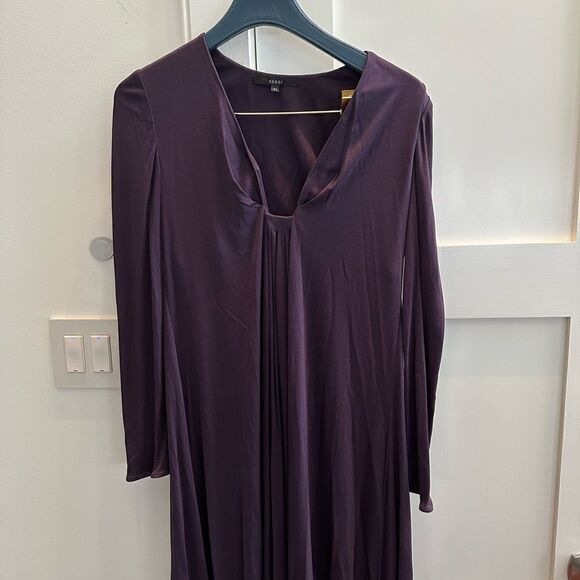 Gucci Dresses & Skirts - GUCCI purple midi dress with pleats- size 44
